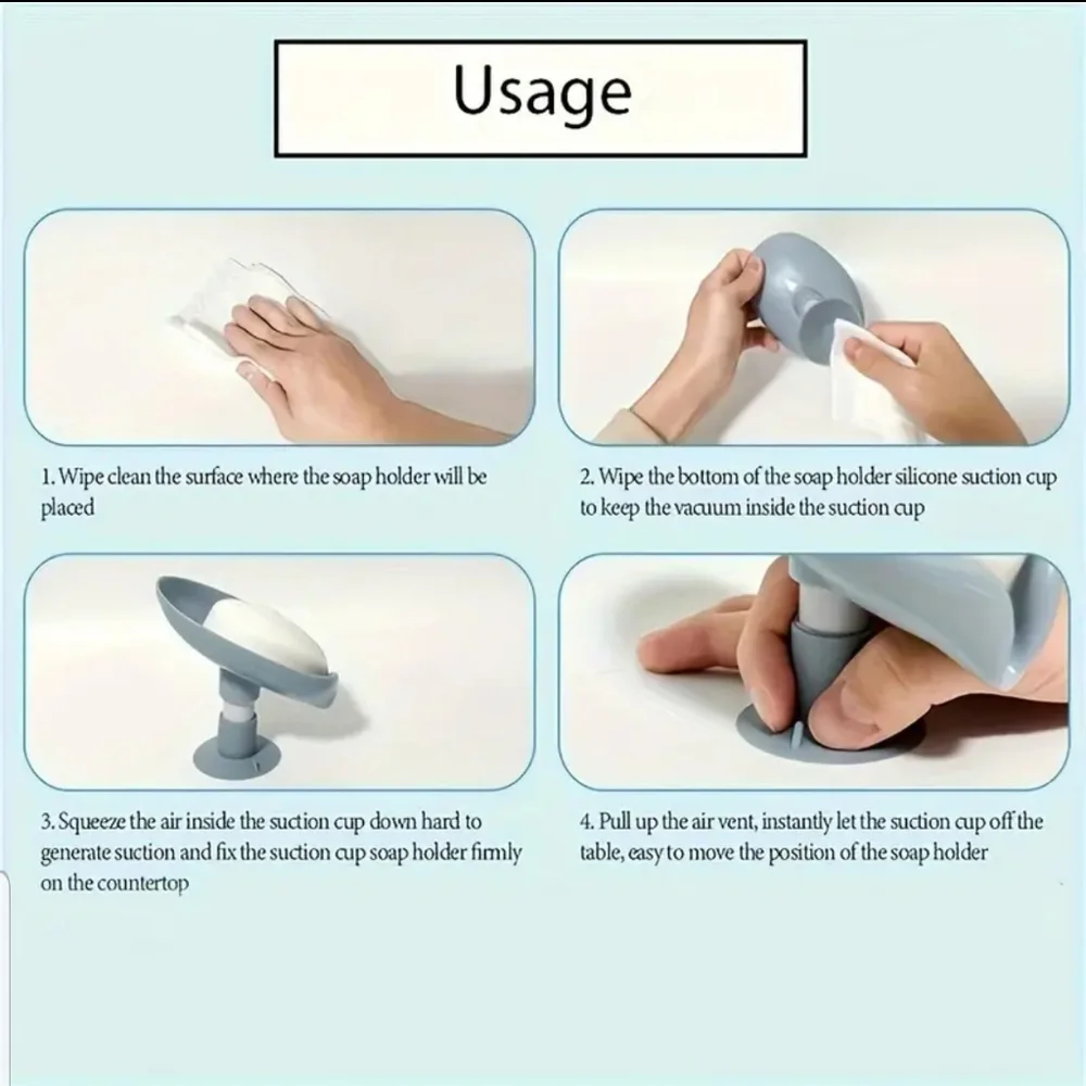 Soap Bar Holder for Kitchen or Bathroom Sinks